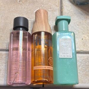 3 body mists bought at target Sparkling Hibiscus Hair & Body Mist - Pink
